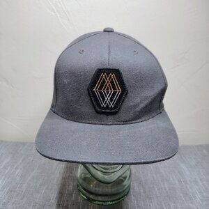 Montana Brewery Hat Cap Snap Back Mountains Walking Mesh Gray Patch Logo